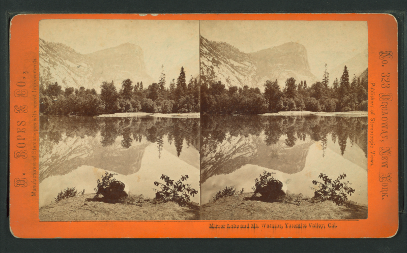 Imágenes estereoscópicas de Yosemite de Watkins
